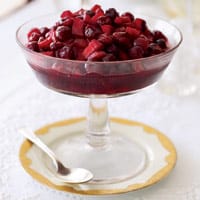 Cranberry Sauce Apples N Port Dessert