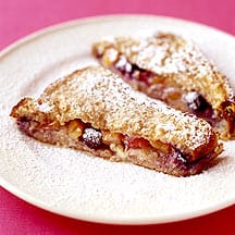 Weight Watchers Blueberry-Peach Stuffed French Toast