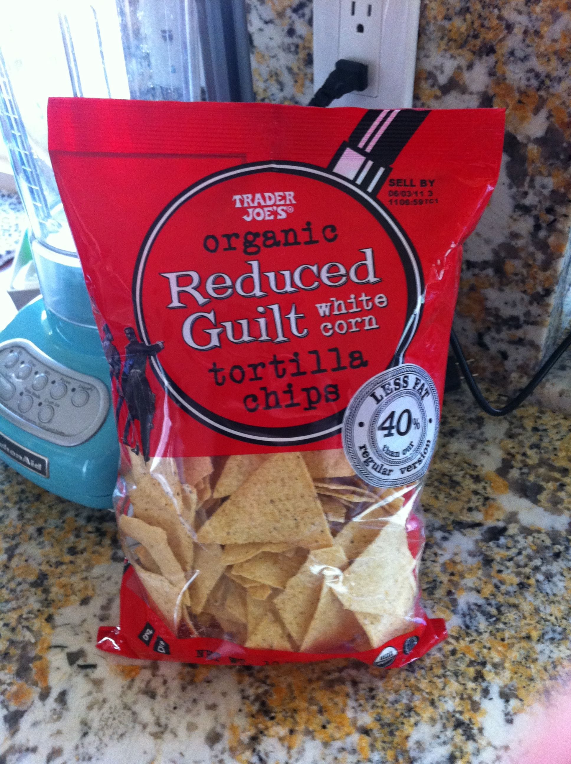 Trader Joe's Organic Reduced Guilt Tortilla Chips - 3 Points Plus