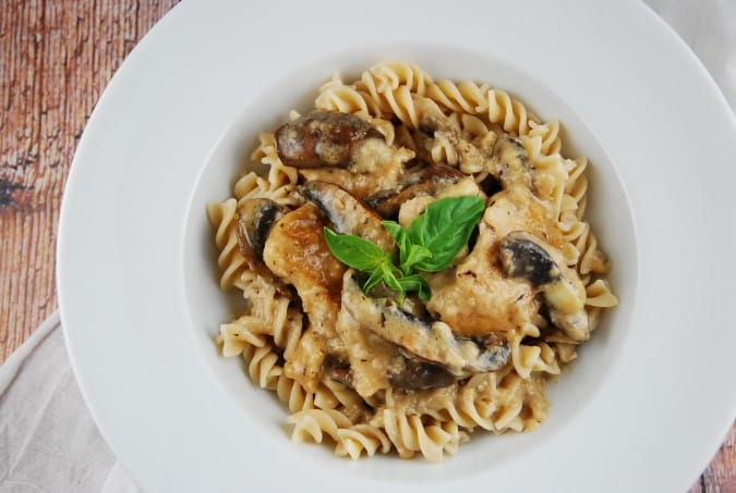 Mushroom Parmesan Chicken