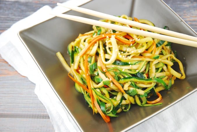 Zucchini Miso Ponzu Noodles