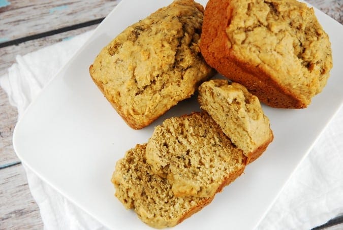 Whole Wheat Banana Nut Mini Loaves