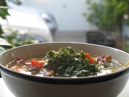 vegetable minestrone soup