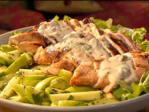 grilled chicken with mint yogurt sauce