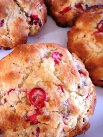 low fat cranberry scones