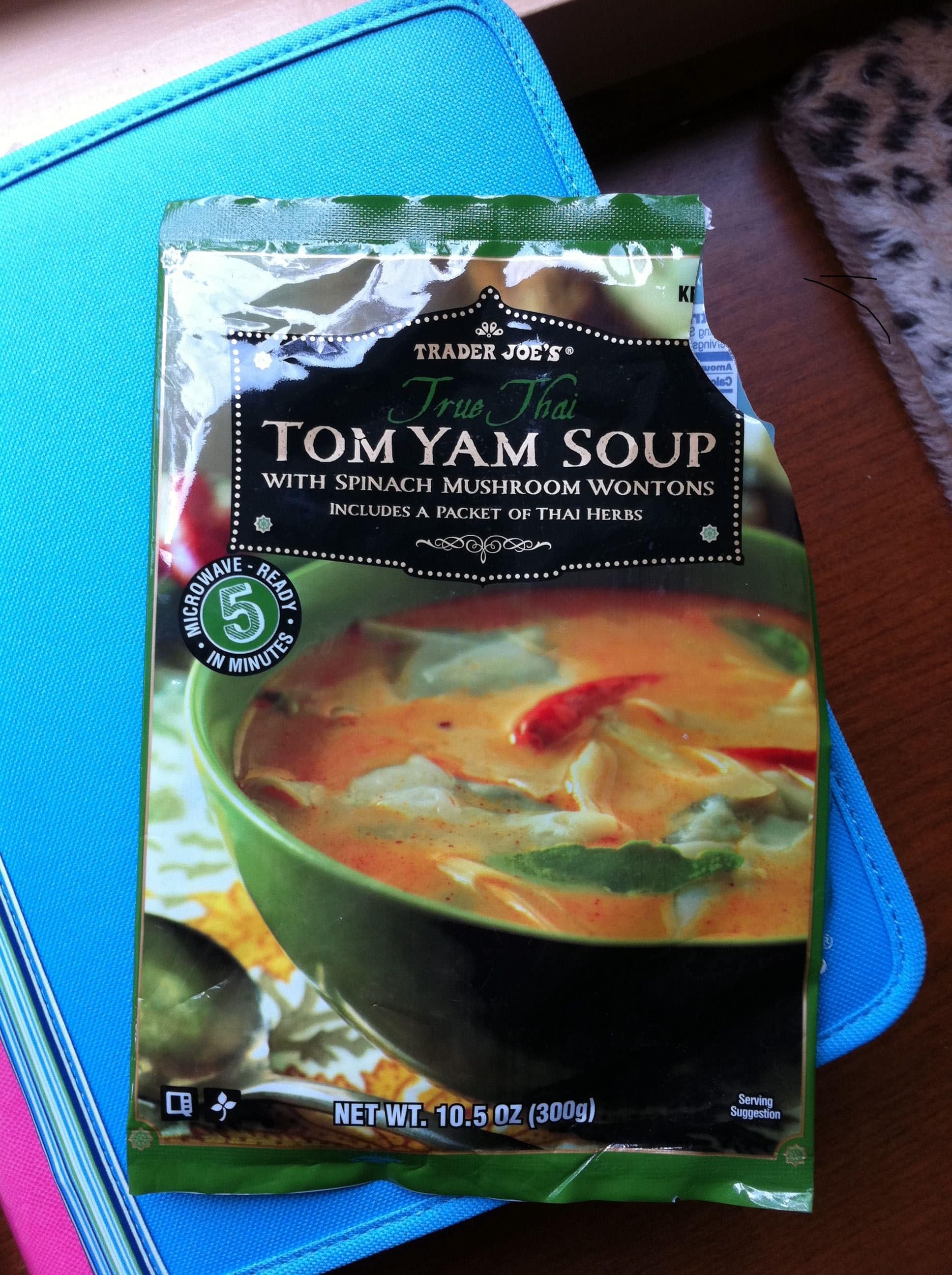 Trader Joe S Tom Yum Soup With Spinach Mushroom Wontons 6 Points Laaloosh Trader Joe S Tom Yum Soup With Spinach Mushroom Wontons 6 Points Laaloosh