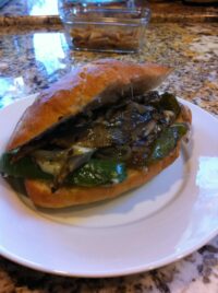 vegetarian philly cheese steak
