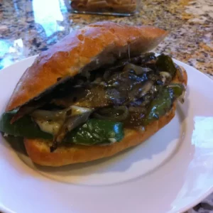 vegetarian philly cheese steak