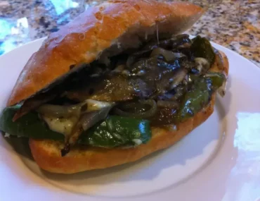 vegetarian philly cheese steak