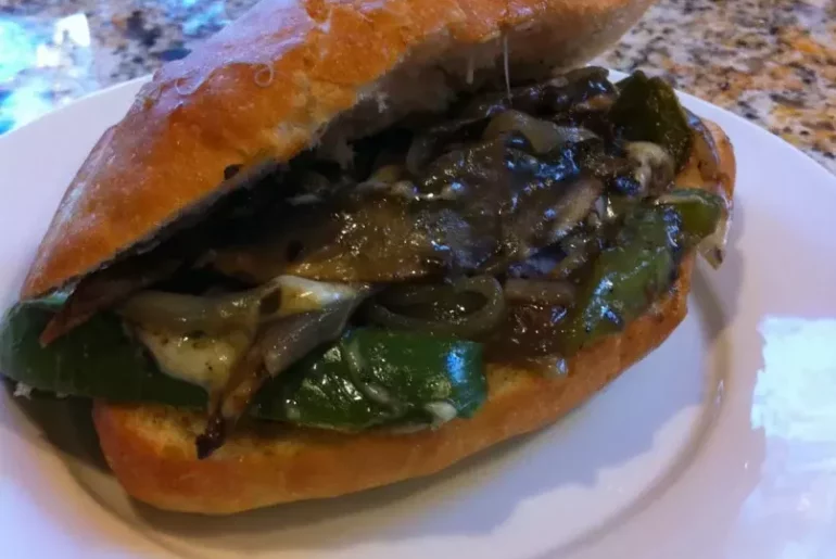 vegetarian philly cheese steak