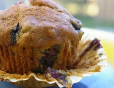 banana blueberry muffins