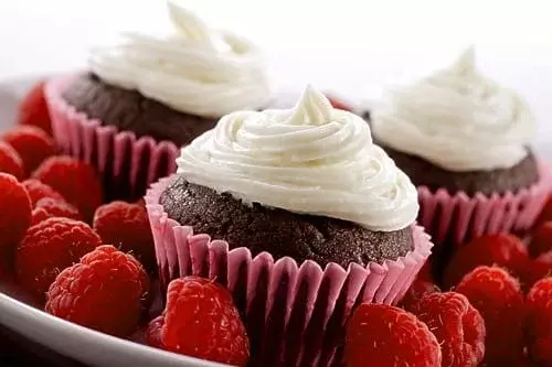 chocolate raspberry cupcakes