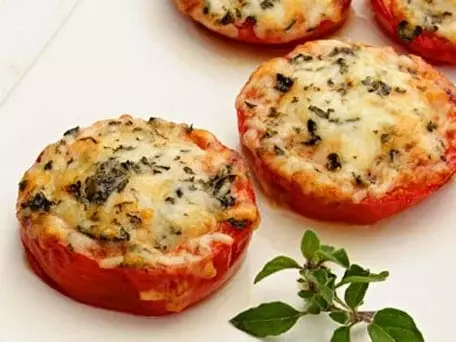 Cheesy Baked Tomatoes Recipe | LaaLoosh