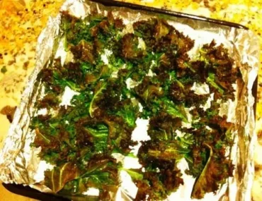 baked kale chips