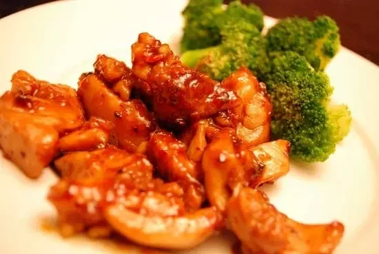 orange and chipotle glazed chicken