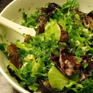 spicy green salad