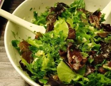 spicy green salad