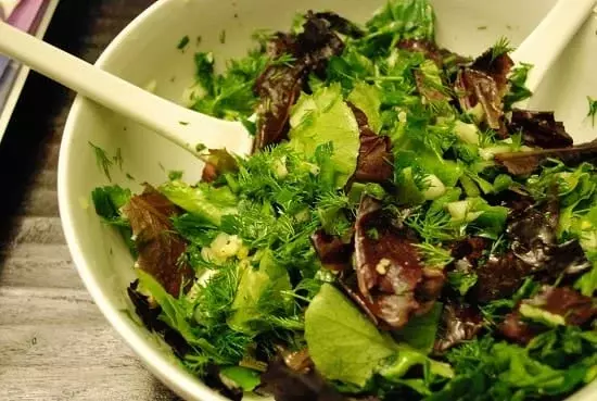 spicy green salad