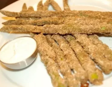 baked asparagus fries