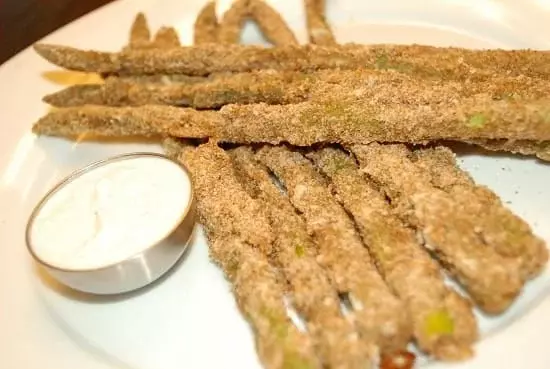 baked asparagus fries