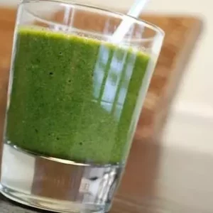 glowing green smoothie