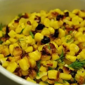 roasted corn with dill