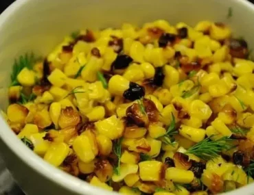 roasted corn with dill