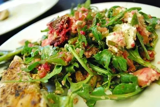 arugula beet quinoa salad