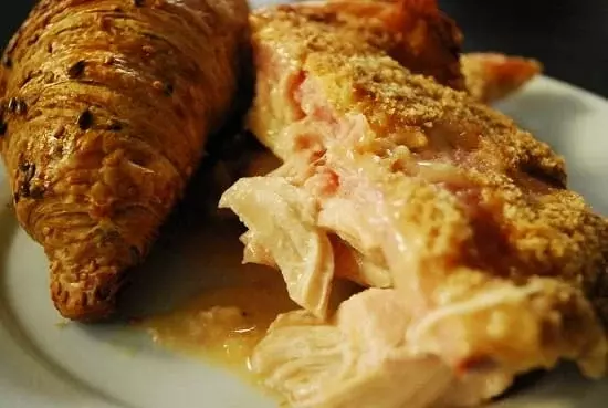 slow cooker chicken cordon bleu