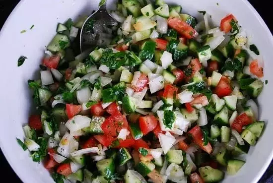 cucumber tomato salad