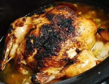 crock pot rotisserie chicken