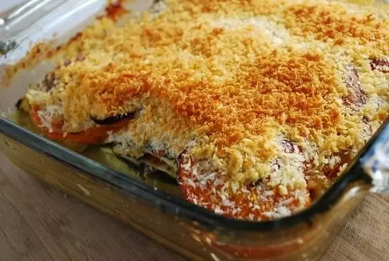 baked zucchini and tomato casserole 1