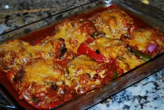 stuffed pepper enchiladas