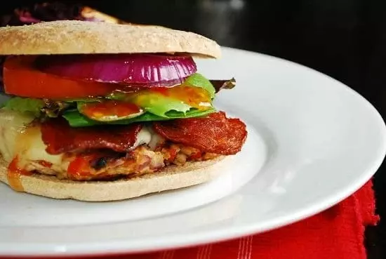 turkey bacon burger