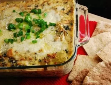 baked crab and artichoke dip