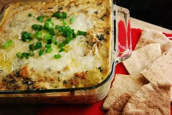 baked crab and artichoke dip