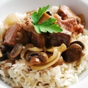 beef tips in mushroom sauce