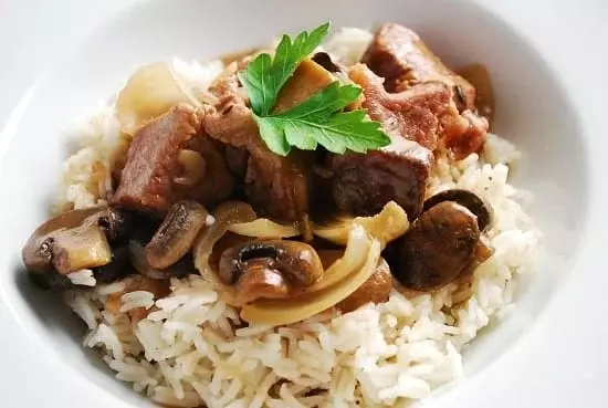 beef tips in mushroom sauce