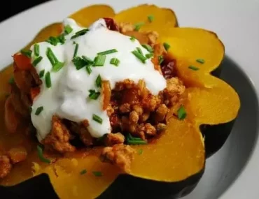 pork stuffed acorn squash