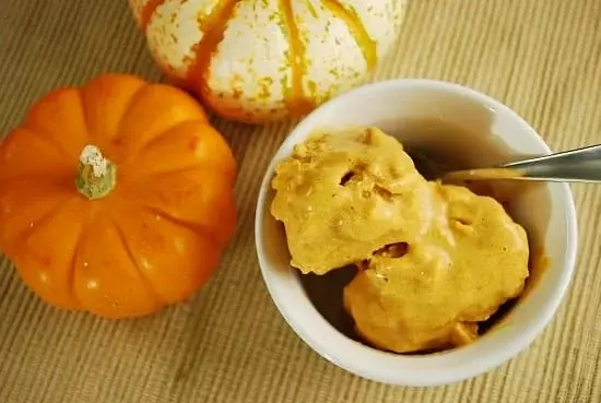 pumpkin frozen yogurt