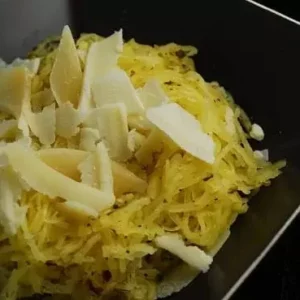 spaghetti squash with herbs and parmesan