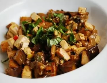 eggplant and tofu stir fry