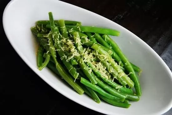 lemon butter green beans