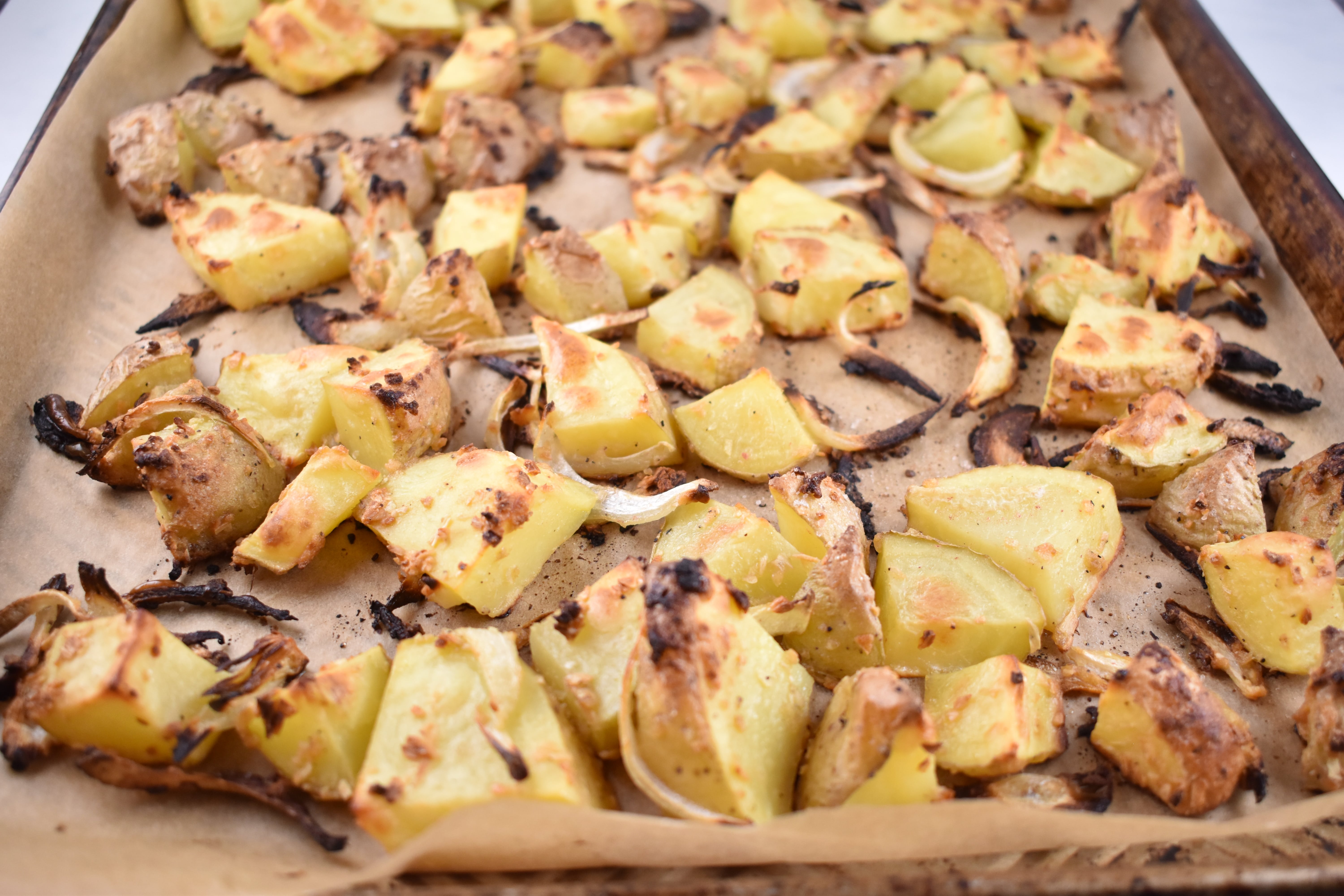 Roasted French Onion Potatoes 3 Points LaaLoosh