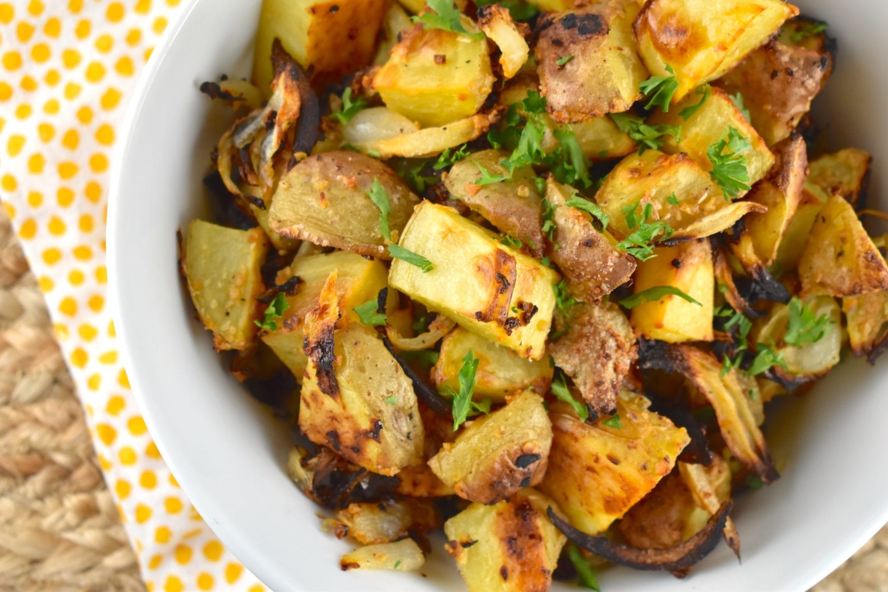 Roasted French Onion Potatoes Recipe LaaLoosh