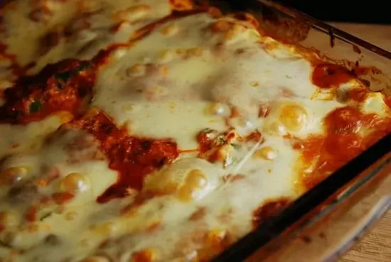 three cheese spaghetti squash casserole