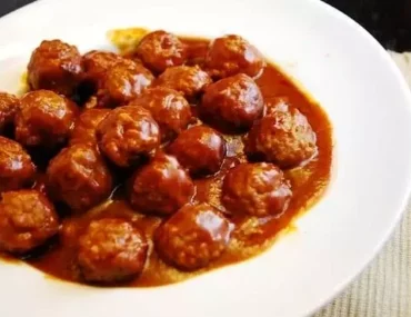 hot and sweet mini meatballs