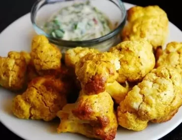 indian spiced roasted cauliflower