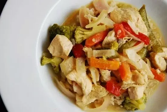 crock pot thai green curry chicken