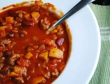 light beef chili